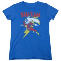 Lets Fly Shazam Womens T-Shirt