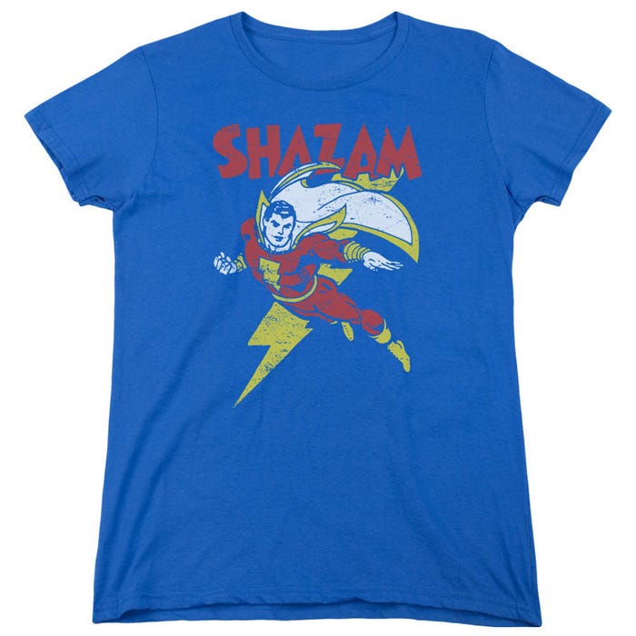 Lets Fly Shazam Womens T-Shirt