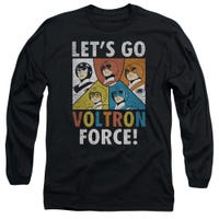 Let's Go Voltron Force Team Up Retro Long Sleeve Shirt