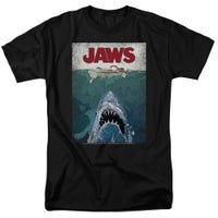 Lined Poster Jaws T-Shirt