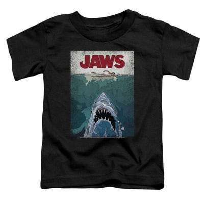 Lined Poster Jaws Toddler T-Shirt