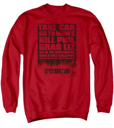 List Shaun Of The Dead Sweatshirt