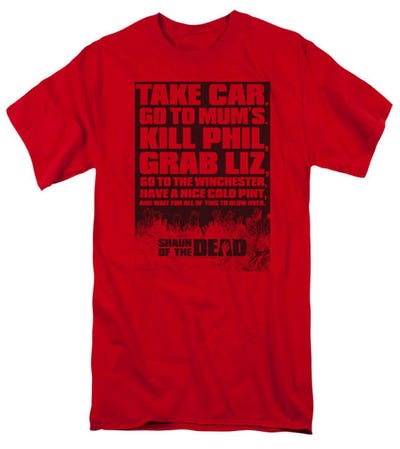 List Shaun Of The Dead T-Shirt