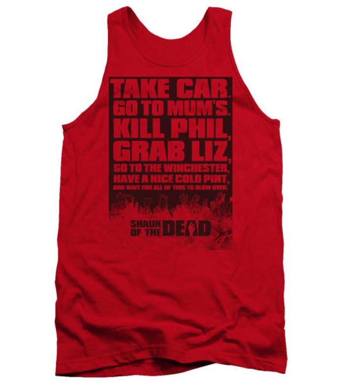 List Shaun Of The Dead Tank Top