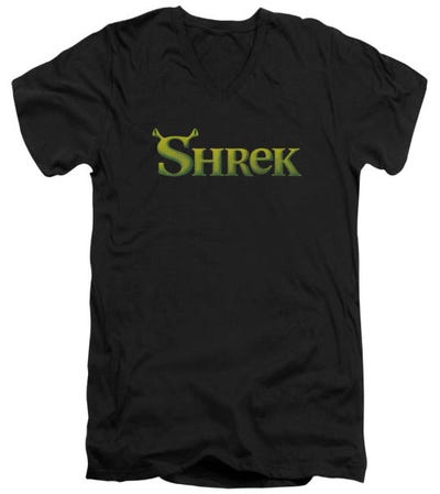 Logo Shrek V-Neck T-Shirt