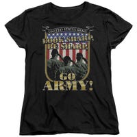 Look Sharp, Be Sharp, Go U.S. Army USA Flag Womens T-Shirt