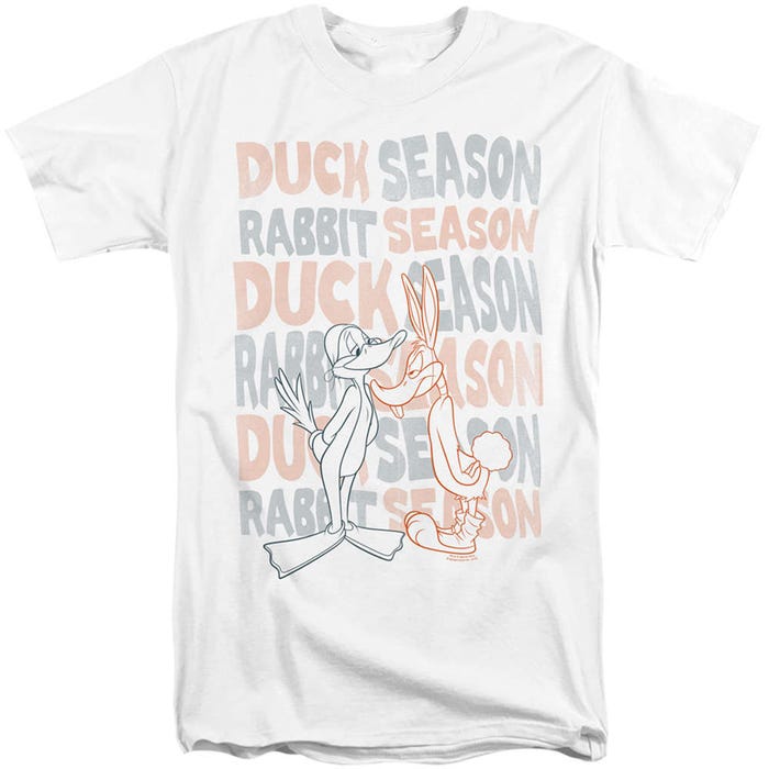 Looney Tunes Duck Season Rabbit Season Tall T-Shirt