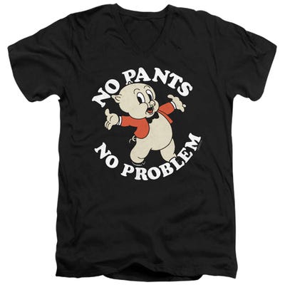Looney Tunes No Pants No Problem V-Neck T-Shirt
