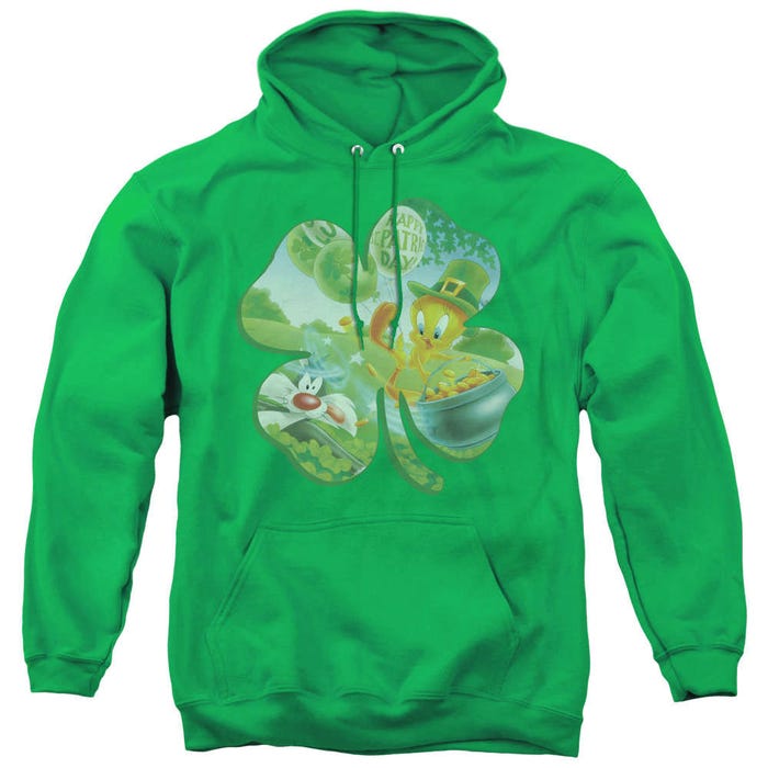 Looney Tunes Tweety Bird Irish Shamrock Hoodie