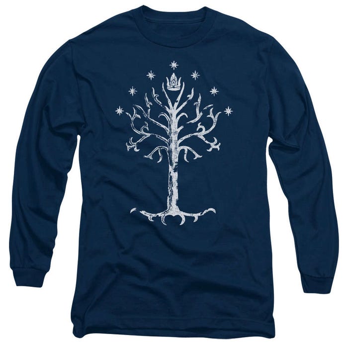 Lord of The Rings Tree of Gondor Long Sleeve Shirt
