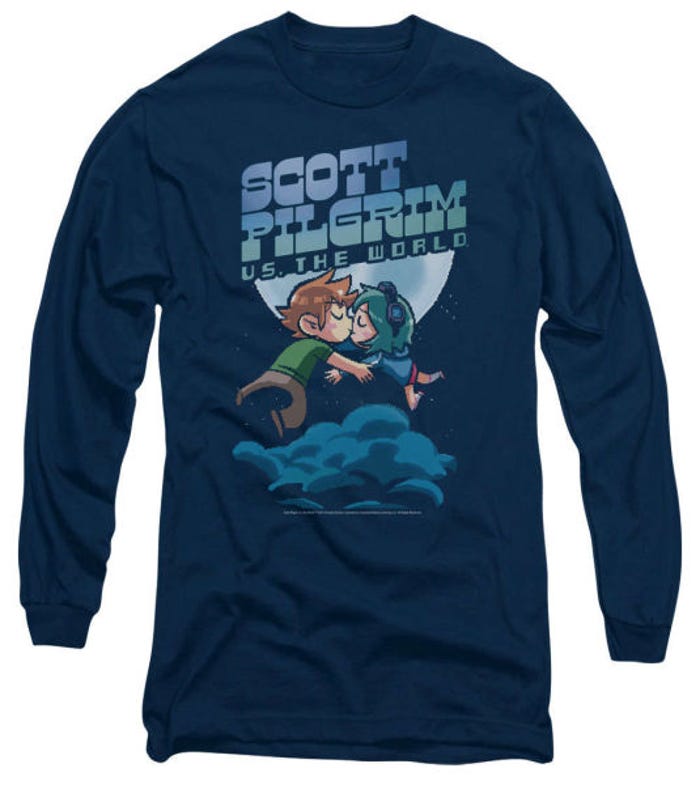 Lovers Scott Pilgrim Vs The World Long Sleeve Shirt