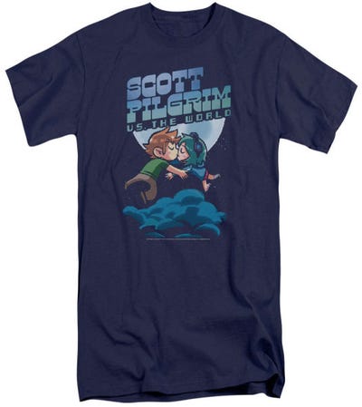 Lovers Scott Pilgrim Vs The World Tall T-Shirt