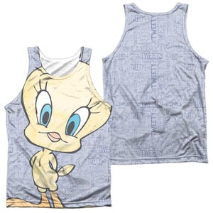 Tweety Bird Girl Front & Back Sublimation Tank Top