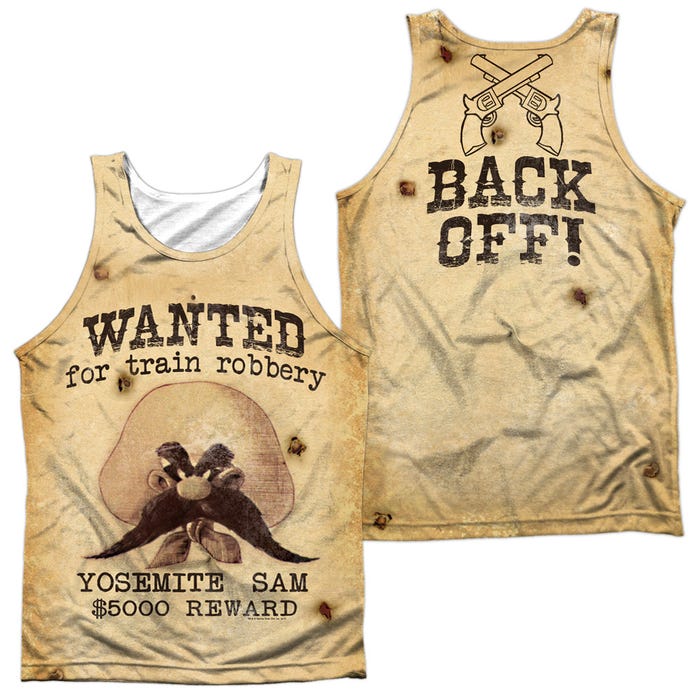 Yosemite Same Wanted Looney Tunes Front & Back Sublimation Tank Top