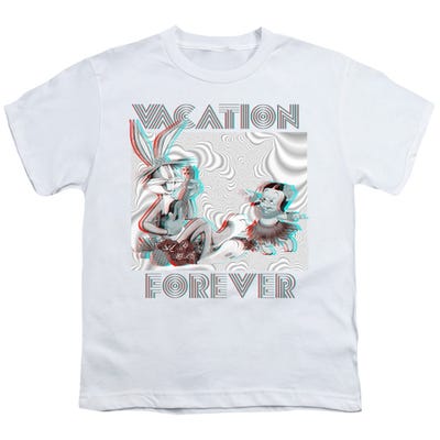 Looney Tunes Bugs Bunny Vacation Forever Kids T-Shirt