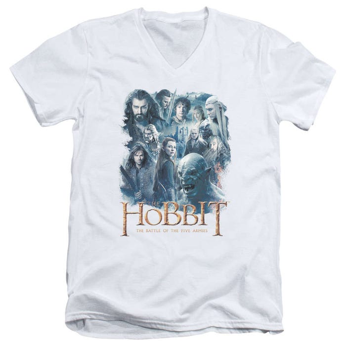 Main Characters The Hobbit V-Neck T-Shirt