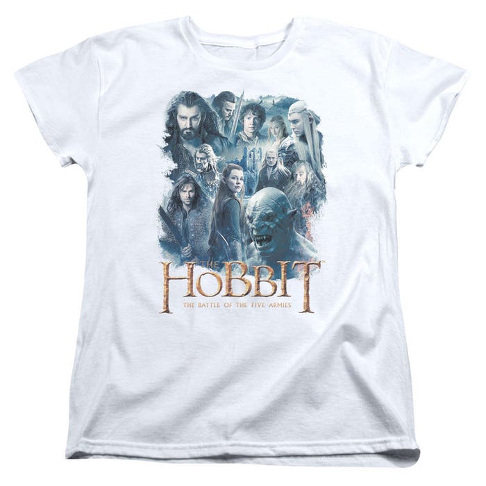 Main Characters The Hobbit Womens T-Shirt