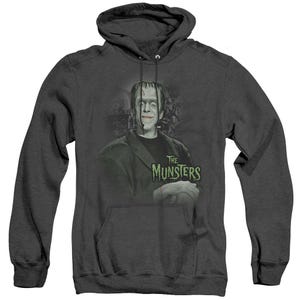 Man Of The House The Munsters Adult Heather Hoodie