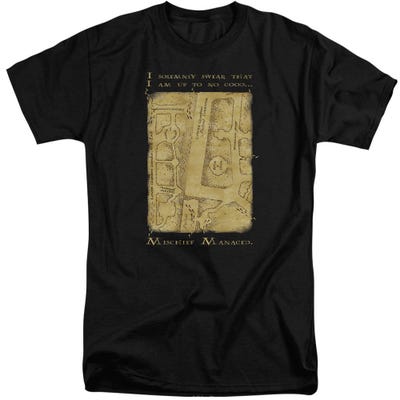 Maraunder's Map Interior Words Harry Potter Tall T-Shirt