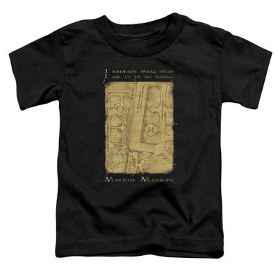Maraunder's Map Interior Words Harry Potter Toddler T-Shirt