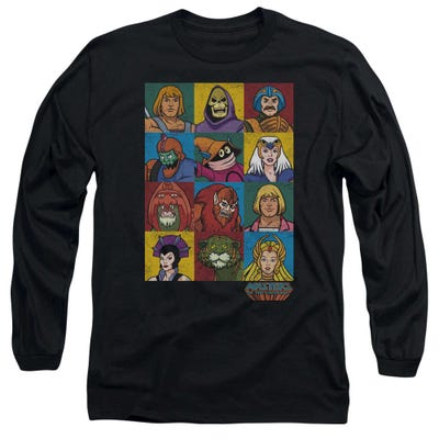 Masters of the Universe All Character Heads Design Long Sleeve Shirt