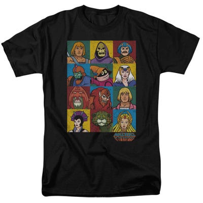 Masters of the Universe All Character Heads Design T-Shirt