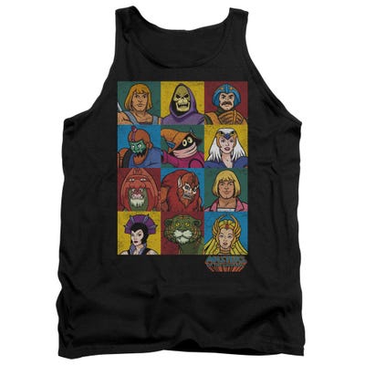 Masters of the Universe All Character Heads Design Tank Top