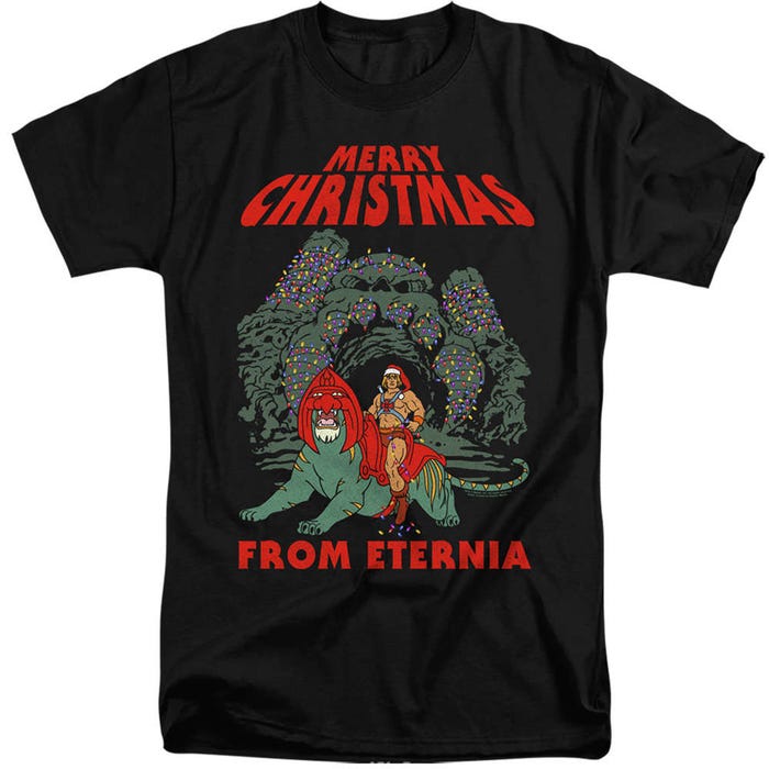 Masters Of The Universe Eternia Christmas Tall T-Shirt