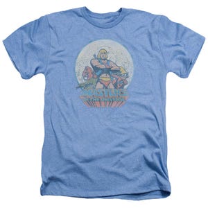 Masters of the Universe He Man and Crew Heather T-Shirt