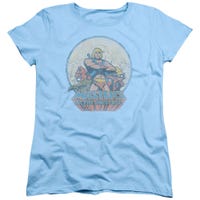 Masters of the Universe He Man and Crew Womens T-Shirt