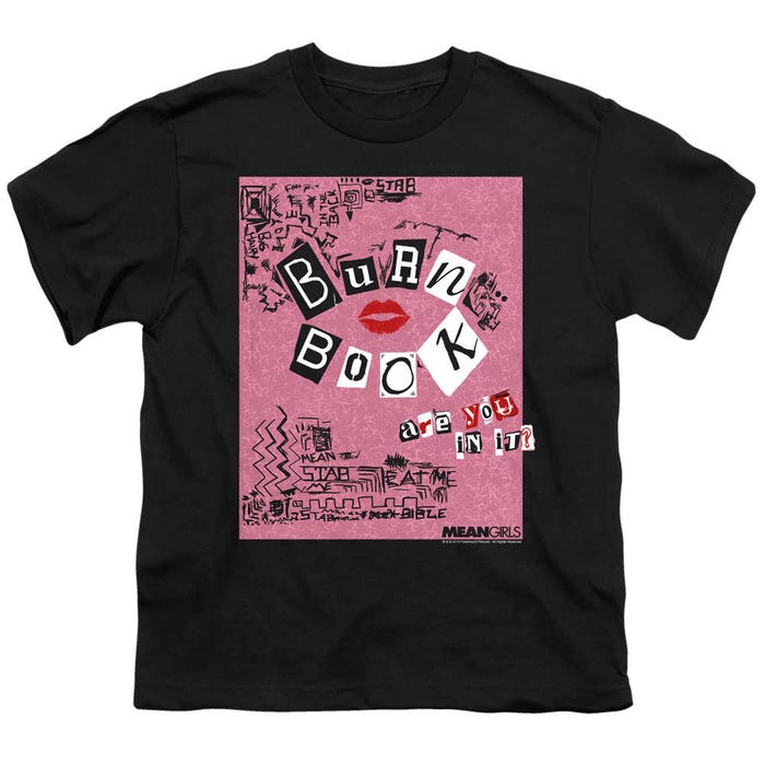 Mean Girls Burn Book Kids T-Shirt