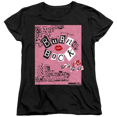 Mean Girls Burn Book Womens T-Shirt