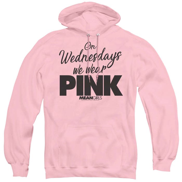 Mean Girls On Wednesday We Wear Pink Hoodie