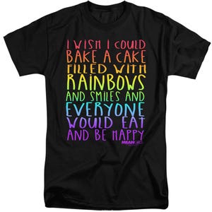 Mean Girls Rainbows and Cake Tall T-Shirt