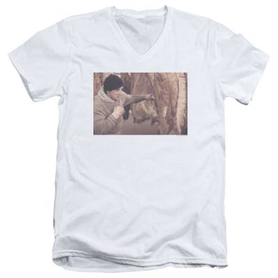 Meat Locker Rocky V-Neck T-Shirt