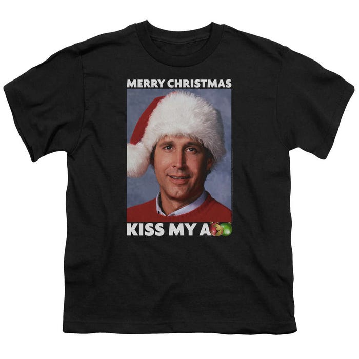 Merry Christmas Kiss My Ass Christmas Vacation Movie Kids T-Shirt