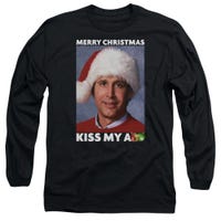 Merry Christmas Kiss My Ass Christmas Vacation Movie Long Sleeve Shirt