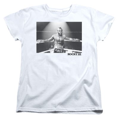 ROCKY III CLUBBER SQUARE Womens T-Shirt