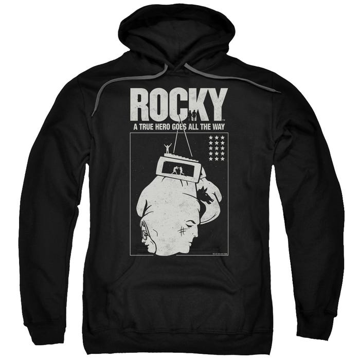 Rocky A True Hero Goes All The Way Hoodie