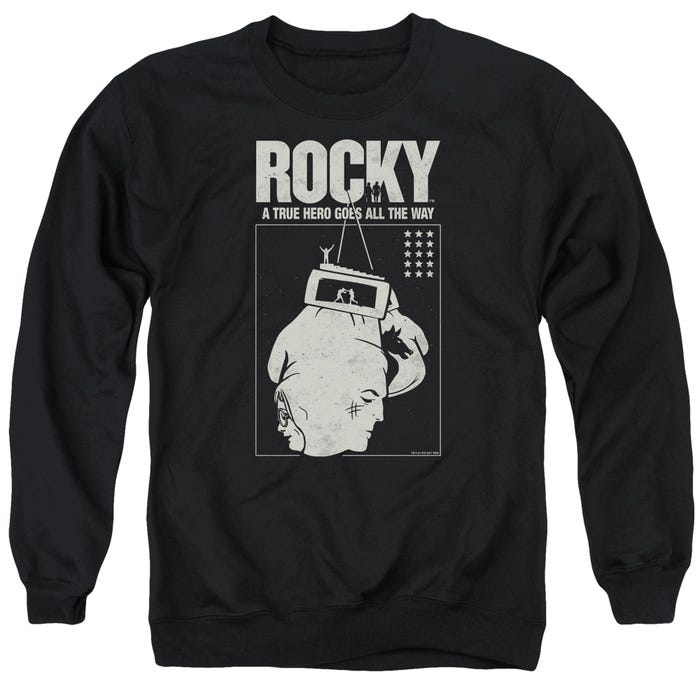 Rocky A True Hero Goes All The Way Sweatshirt