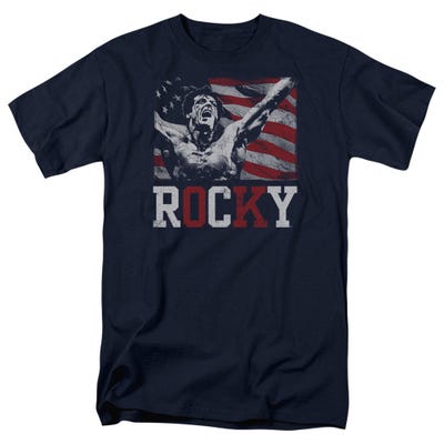 FLAG CHAMPION ROCKY MOVIE T-Shirt