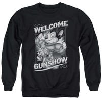 Mighty Mouse Black & White Welcome to the Gunshow Sweatshirt