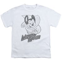 Mighty Mouse Graystyle Pencil Sketch Kids T-Shirt