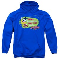 Mighty Mouse Here I Come Retro Logo Hoodie