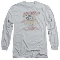 Mighty Mouse Here I Come to Save the Day At Your Service Long Sleeve Shirt