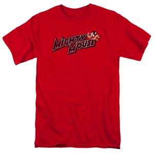 Mighty Mouse Might Logo T-Shirt