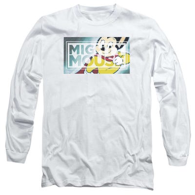 Mighty Mouse Mighty Rectangle Logo Long Sleeve Shirt