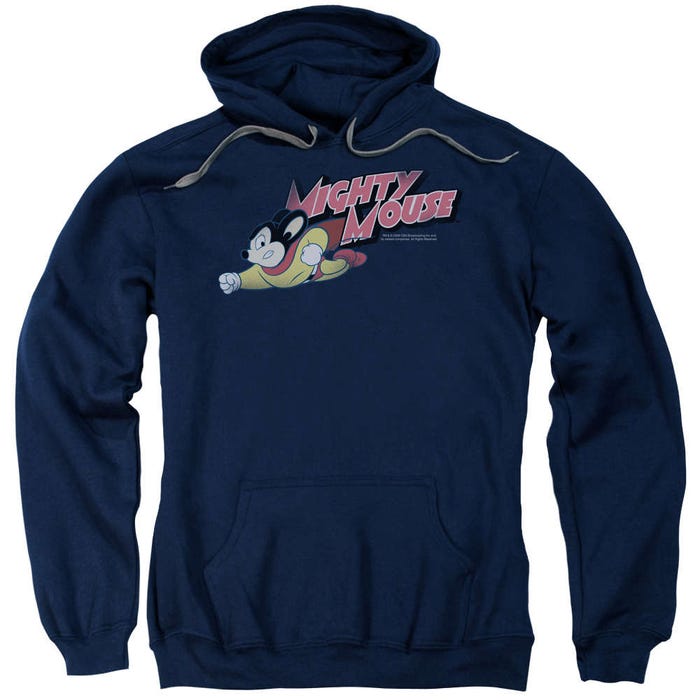 Mighty Mouse Mighty Retro Classic Logo Hoodie