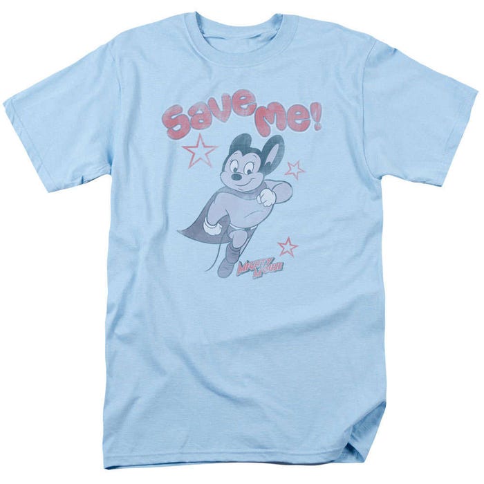 Mighty Mouse Save Me Classic Logo T-Shirt