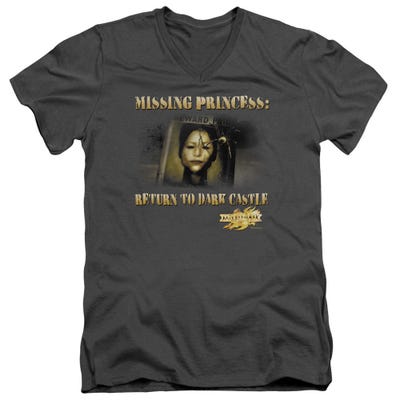 Missing Princess Mirror Mask V-Neck T-Shirt